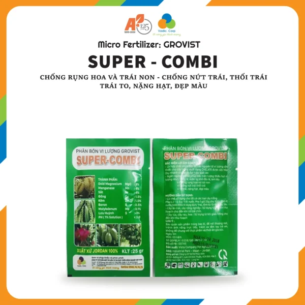 PHÂN BÓN VI LƯỢNG CROVIST (SUPER – COMBI)